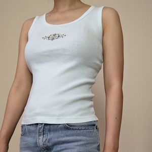 FUDA Basic Light Blue Tank Top S Casual